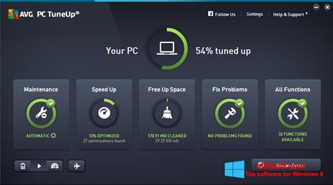 Screenshot AVG PC Tuneup Windows 8
