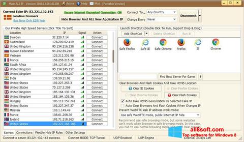 Screenshot Hide ALL IP Windows 8