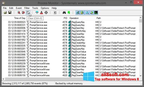 Screenshot Process Monitor Windows 8