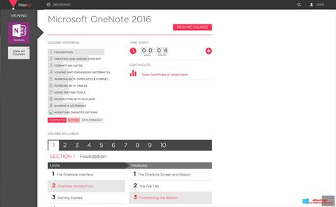 Screenshot Microsoft OneNote Windows 8