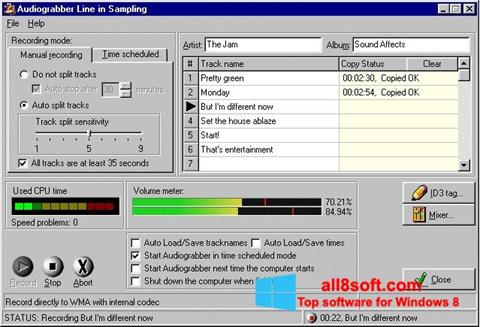 Screenshot Audiograbber Windows 8