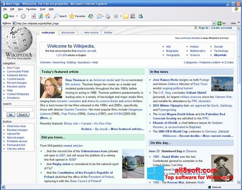 Screenshot Internet Explorer Windows 8