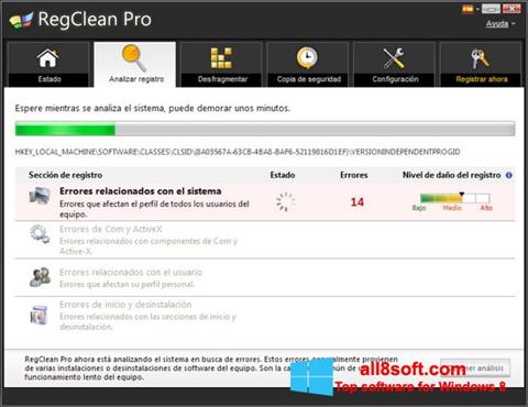 Screenshot RegClean Pro Windows 8