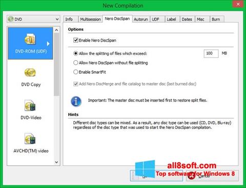 Screenshot Nero Image Drive Windows 8
