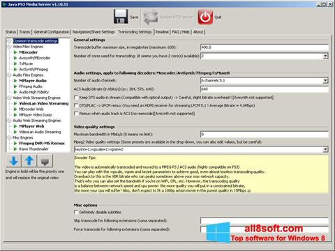 Screenshot PS3 Media Server Windows 8