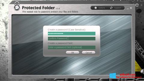 Screenshot Protected Folder Windows 8