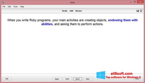 Screenshot Anki Windows 8
