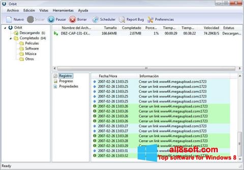 Screenshot Orbit Downloader Windows 8