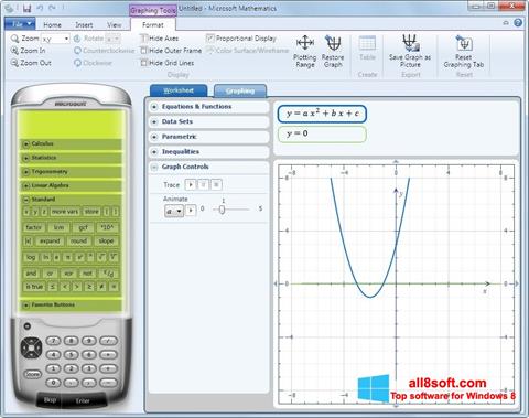 Screenshot Microsoft Mathematics Windows 8